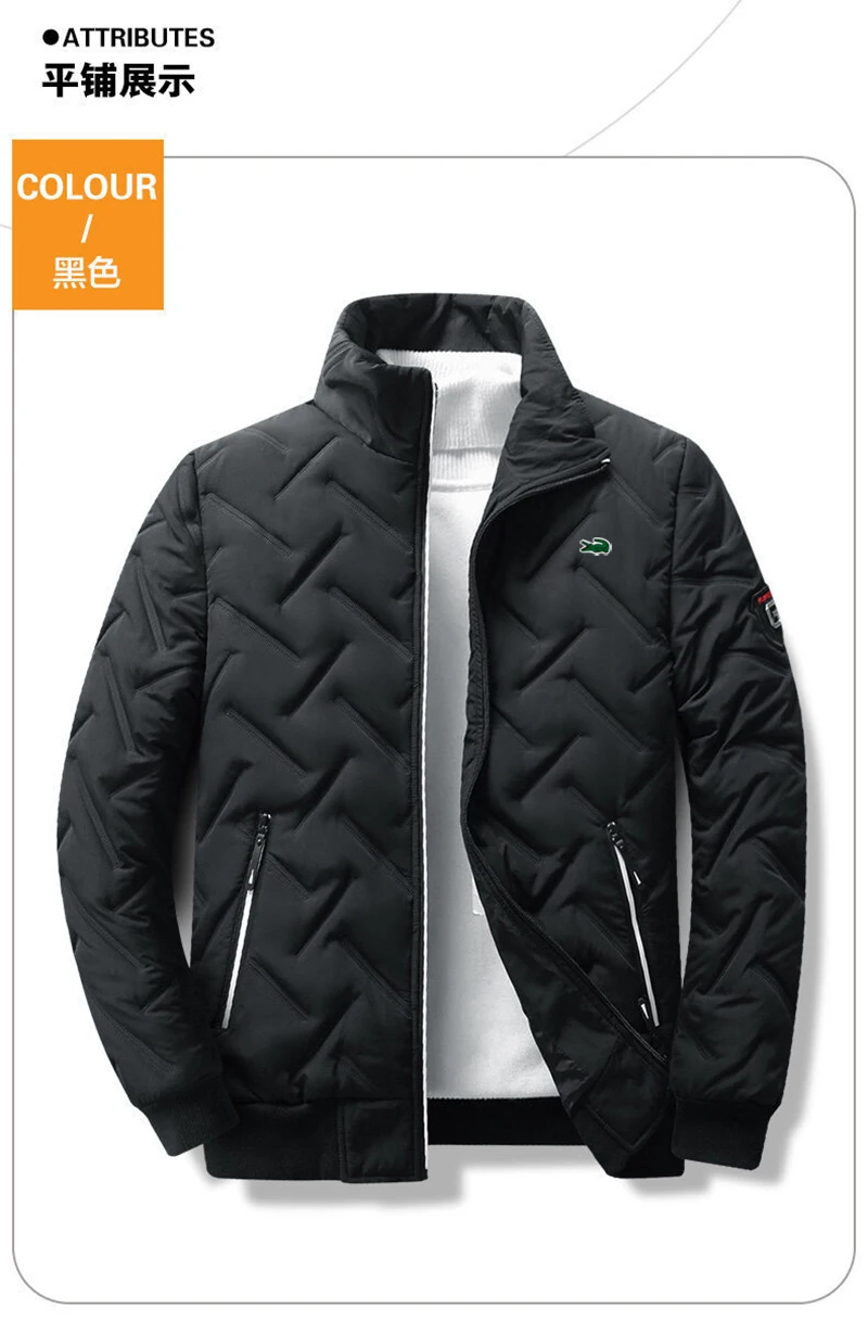 2023 new cotton jacket men's down cotton jacket thickened warm fashion casual padded jacket jacket