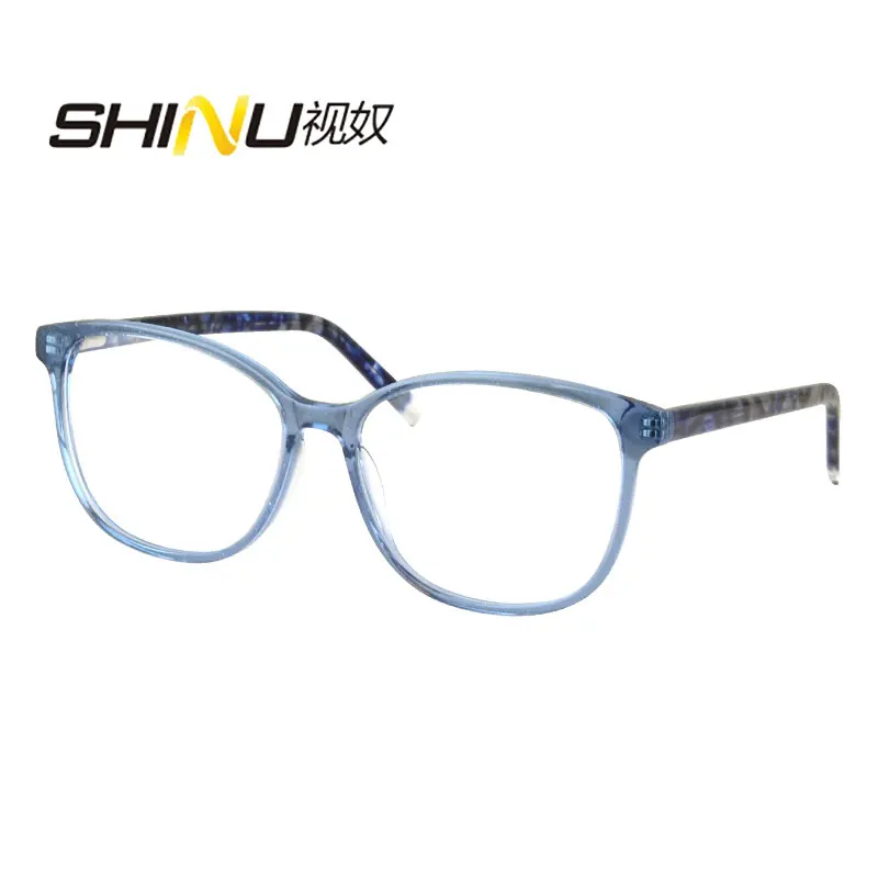 

SHINU женские очки, декоративные очки для дальнозоркости, ацетатная оправа для очков, женские линзы из смолы по рецепту