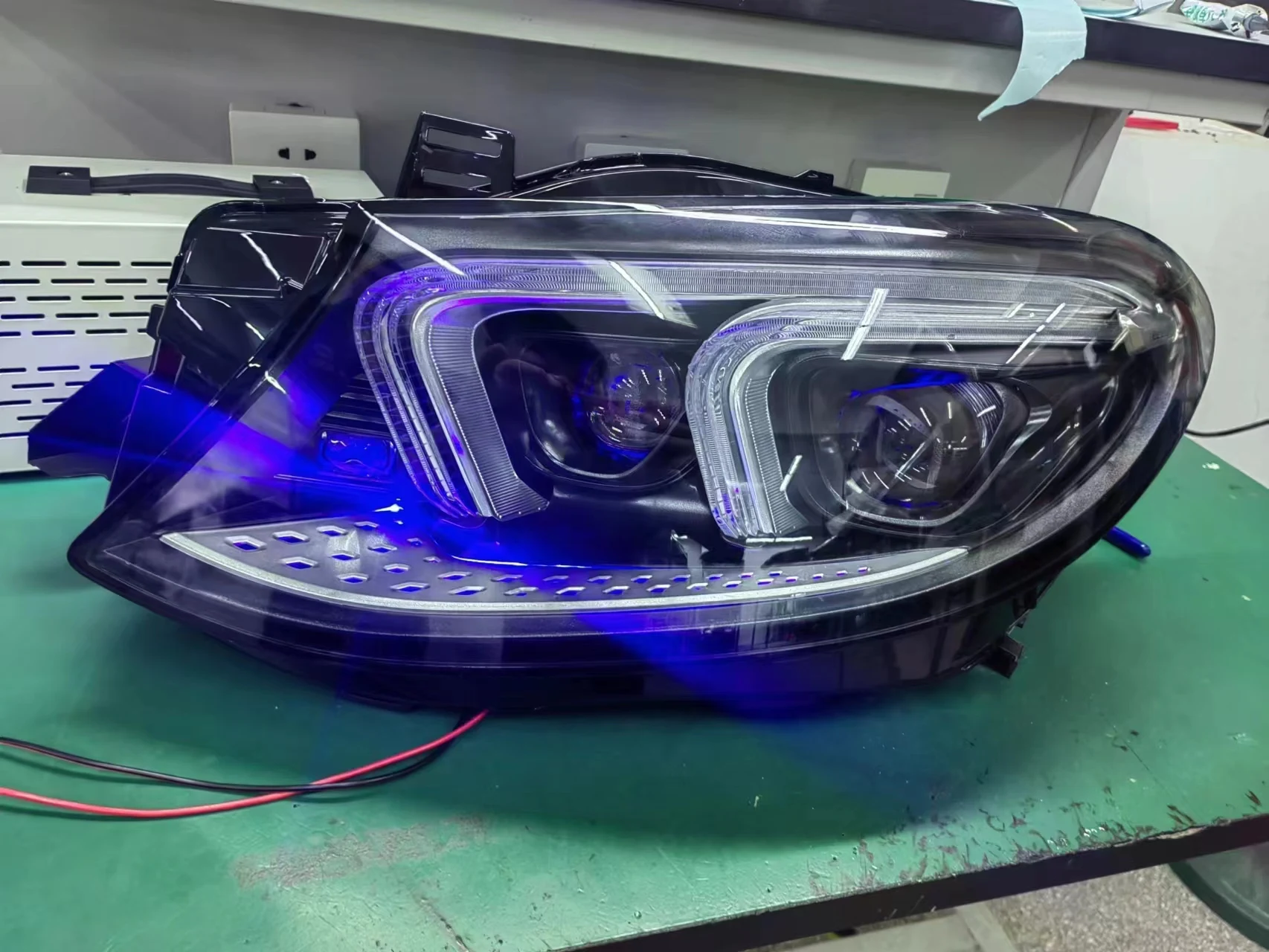 Фара Kabeer GLE для Benz 2018 W167 обновление фар на лазерную фару 2020