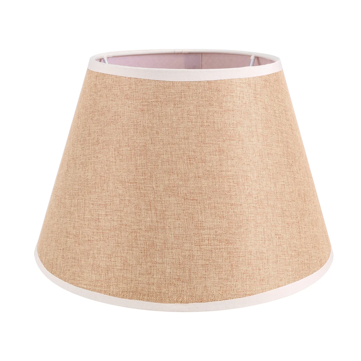 Table Lamp Lampshade Accessories E27 Linen Bedside Wall Floor Shade Cloth Lower Diameter 30cm Yellow