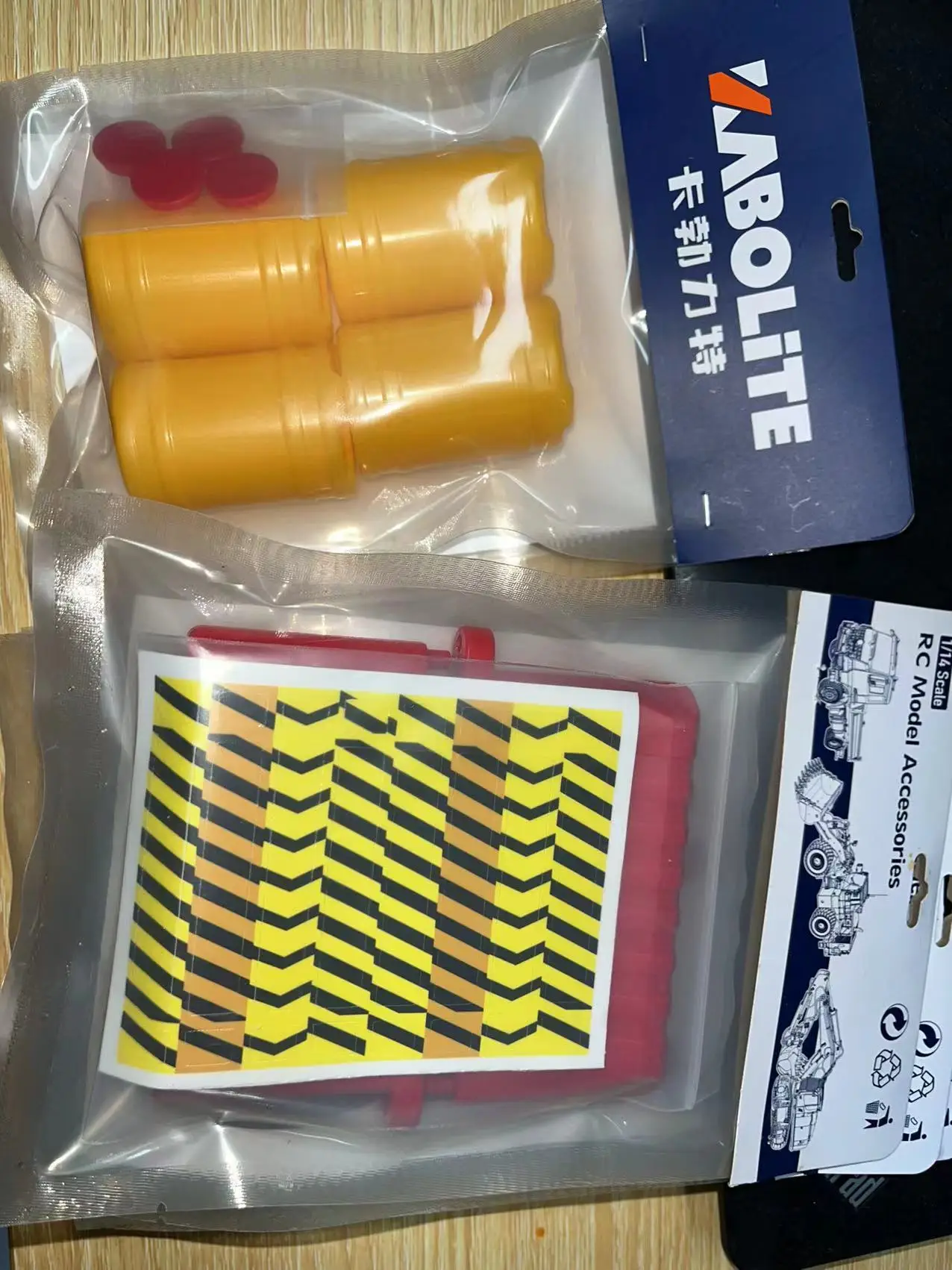 Kabolite Новые Запасные Части Дорожные знаки для игрушек RC гидравлический погрузчик