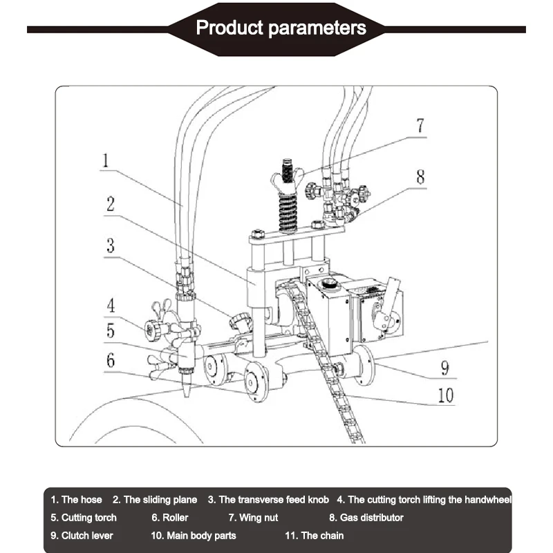 CG2-11D Электрический автоматический станок для резки трубопроводов диаметр