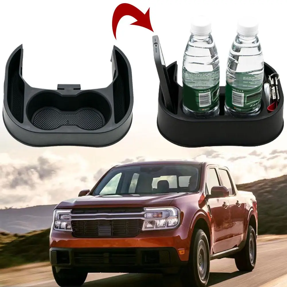 

Rear Seat Water Cup Holder Center Console Cup Holder Rear Partition Storage Box for FORD Maverick 2022 Car Interior Accesso S5A8