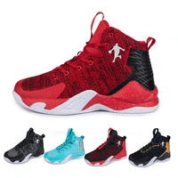 new man light basketball shoes breathable anti slip basketball sneakers men lace up sports gym ankle boots shoes basket homme