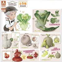 gashapon vegetable spirit melon turtle tomato duck gachapon capsule toy doll gift model anime figures collect ornament