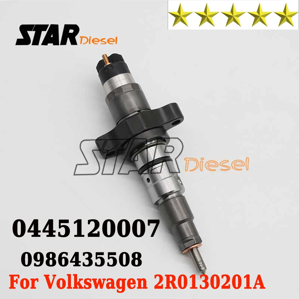 

Diesel Injector 0 986 435 508 Injector 0445120007 Common Rail Fuel Diesel Injector for Volkswagen 2R0130201A 2830957 2830244