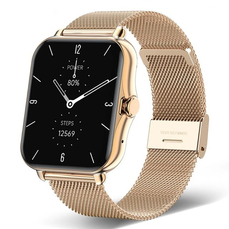 

2022 New Smart Watch Woman Bluetooth Call Men Smart Bracelet Heart Rate Fitness Tracker 1.69 Inch Screen Waterproof Smartwatch