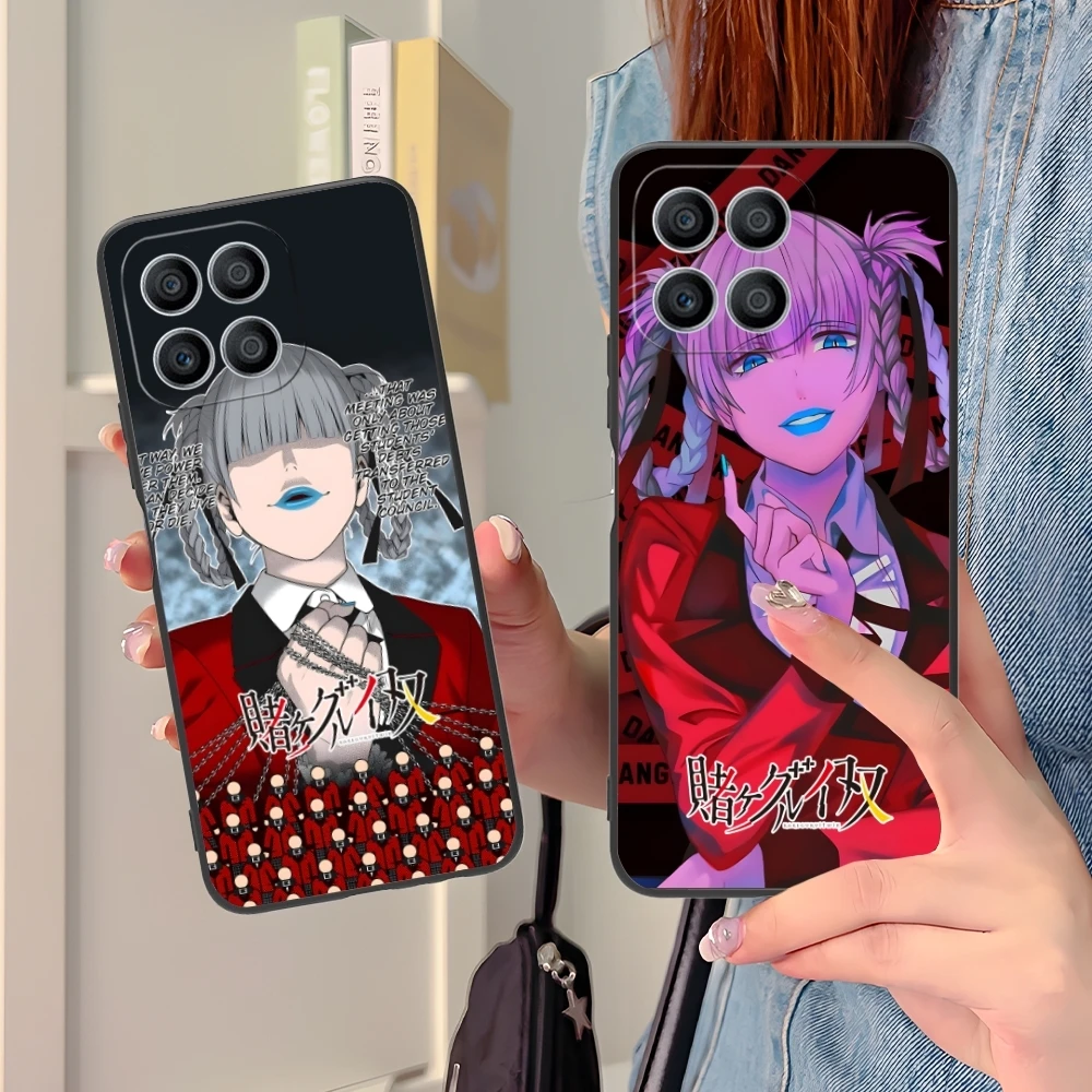 Чехол для мобильного телефона Kakegurui Kirari с аниме Huawei Honor 90 80 70 60 50 30 20 10 9 8 7 Pro S SE Lite 5G
