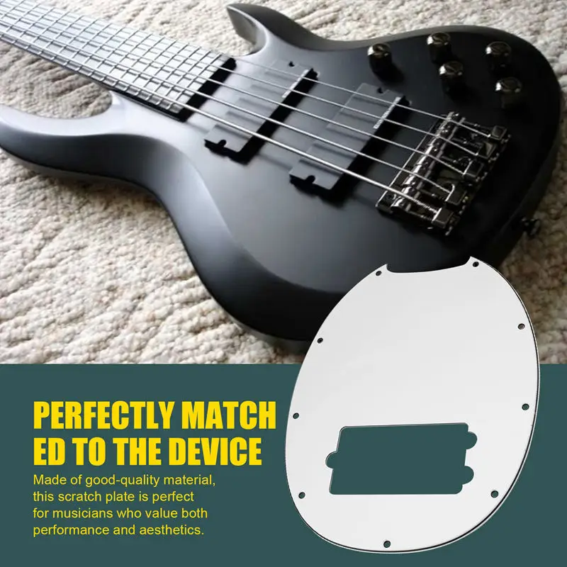 Накладка для бас-гитары с 9 отверстиями подходит Mm Classic 4 Bass Pick Guard Защитная