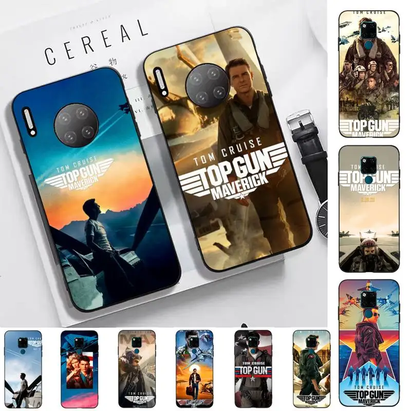 

FHNBLJ Top Gun Maverick Phone Case for Huawei Mate 20 10 9 40 30 lite pro X Nova 2 3i 7se