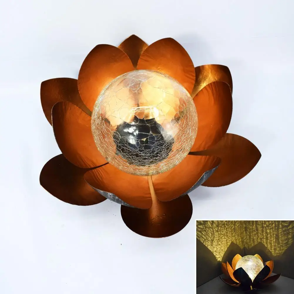 

Светодиодный цветочный светильник на солнечной батарее, плавающий фонарь искусственной формы для фонтанов, прудов, садовых ламп на солнечн...