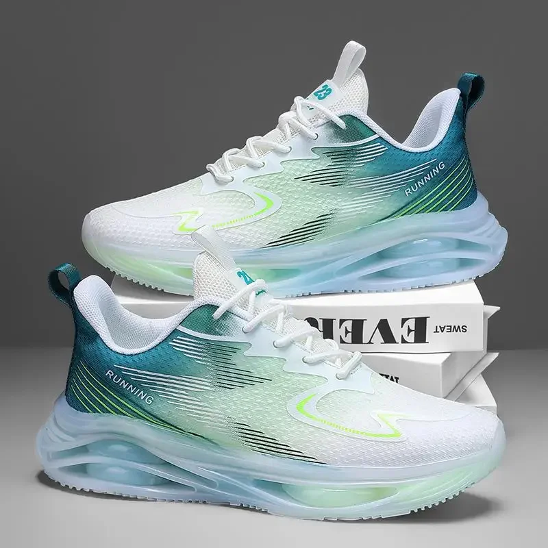 Мужские кроссовки из мягкого дышащего материала черного цвета