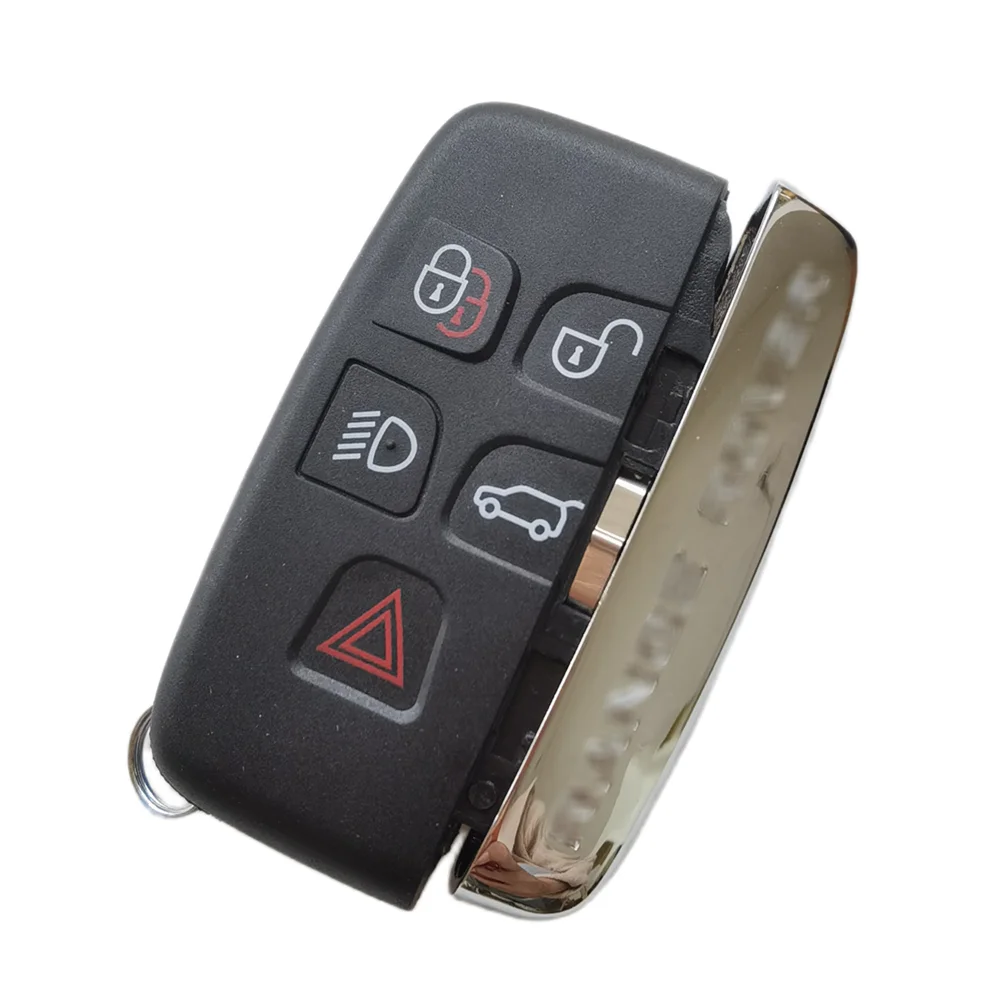 

Новый чехол для ключа с дистанционным управлением, ФОБ с 5 кнопками для Land Rover Range Rover juслой Sport LR4 Evoque side со словами