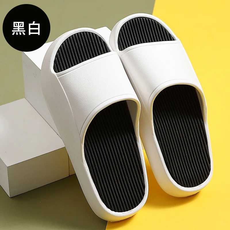 2022 New Fashion Outdoor Beach EVA Soft Men's Slippers Summer Indoor Thick Soles Home Non-Slip Wear-Resistant Cool Drag Women