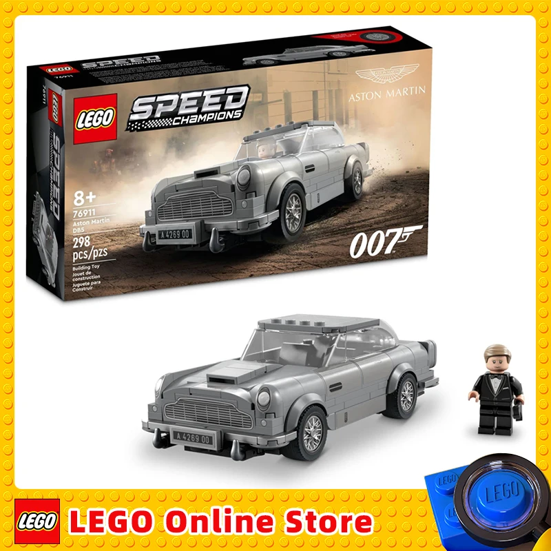 

LEGO & Speed Champions 007 Aston Martin DB5 76911 Building Toy Set Featuring James Bond for Kids, Boys and Girls (298 Pieces)
