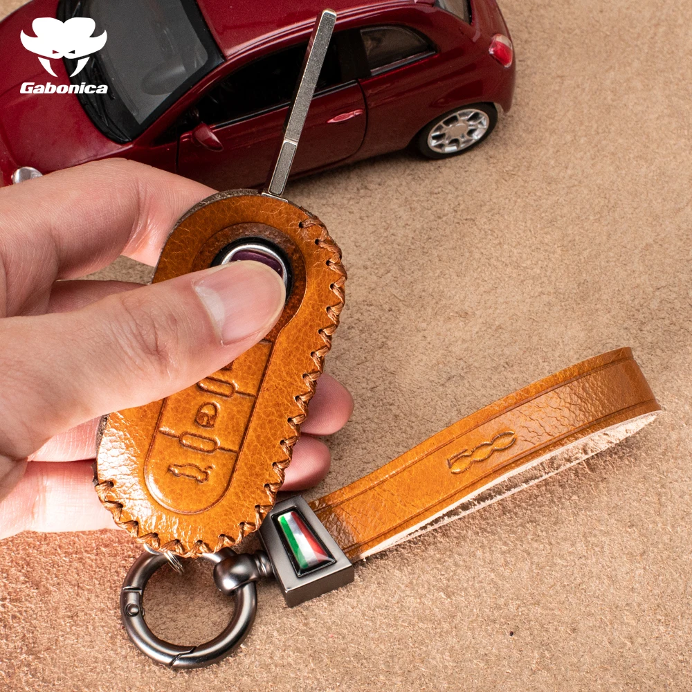Кожаный Автомобильный флип-ключ с 3 кнопками чехол для Fiat Ducato 500 500L Panda Punto Lancia Musa