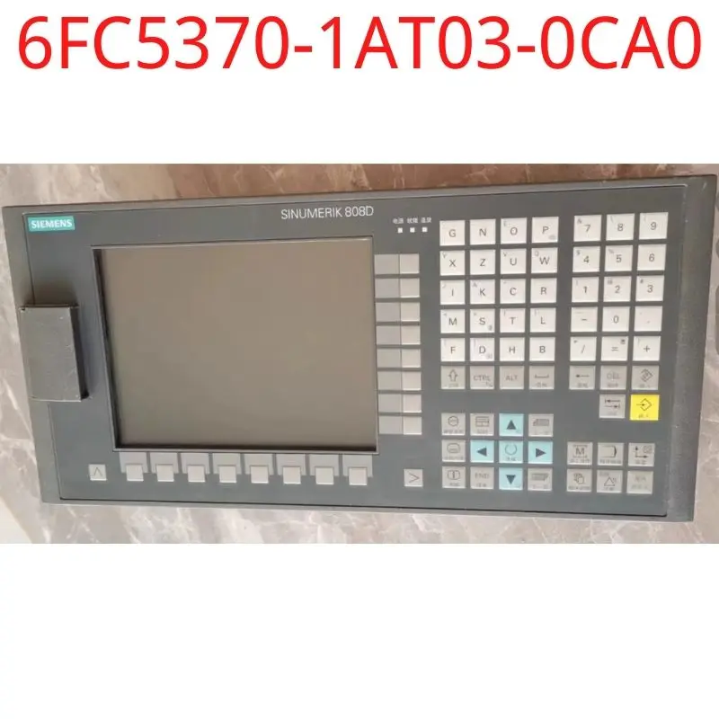 

used Siemens test ok real 6FC5370-1AT03-0CA0 SINUMERIK 808D T PPU 141.3 horizontal with current software version Chinese layout