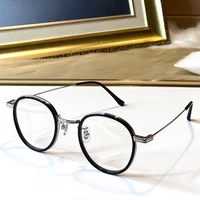 super sung s028 optical eyeglasses for unisex retro style anti blue light lens plate round full frame with box