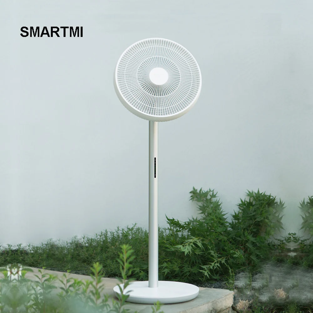 

SMARTMI Standing Floor Fan 3 Wireless DC Frequency Conversion Fan Natural Wind Ultra-Quiet Electric Cooling Fan Blades Noise