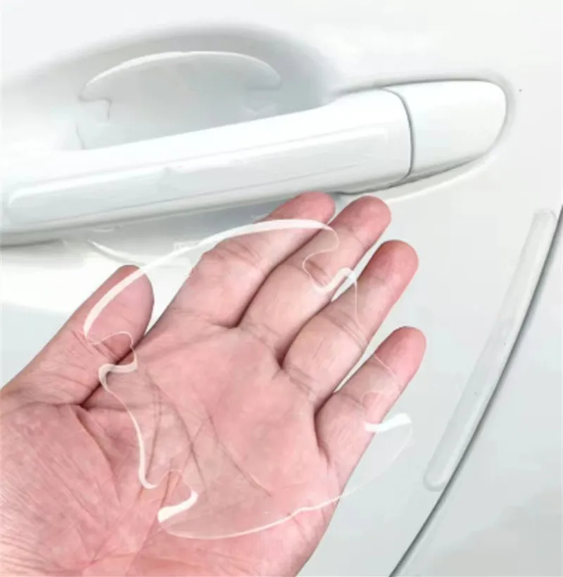 Anti-collision Protection Strip Car Door Handle Bowl Scratch Protective Invisible Transparent Stickers Silicon Rearview Mirror Anti-collision Protection Strip Car Door Handle Bowl Scratch Protective Invisible Transparent Stickers Silicon Rearview Mirror