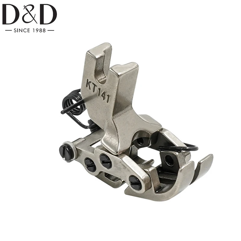 KT141 Hinged Presser Foot Fit Lockstitch Sewing Machine Front&Rear Interaction Through Cross Seam Extra-Thick Fabric Sewing Foot