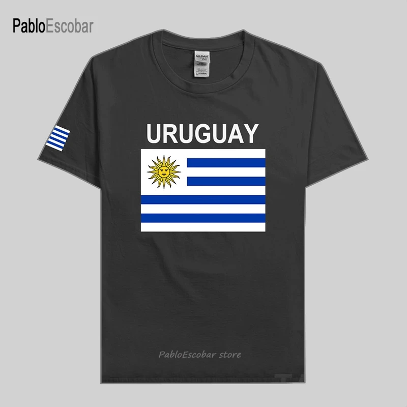 

Футболка мужская уругвайская, 100% хлопок, Джерси для государственной команды, одежда для спортзала