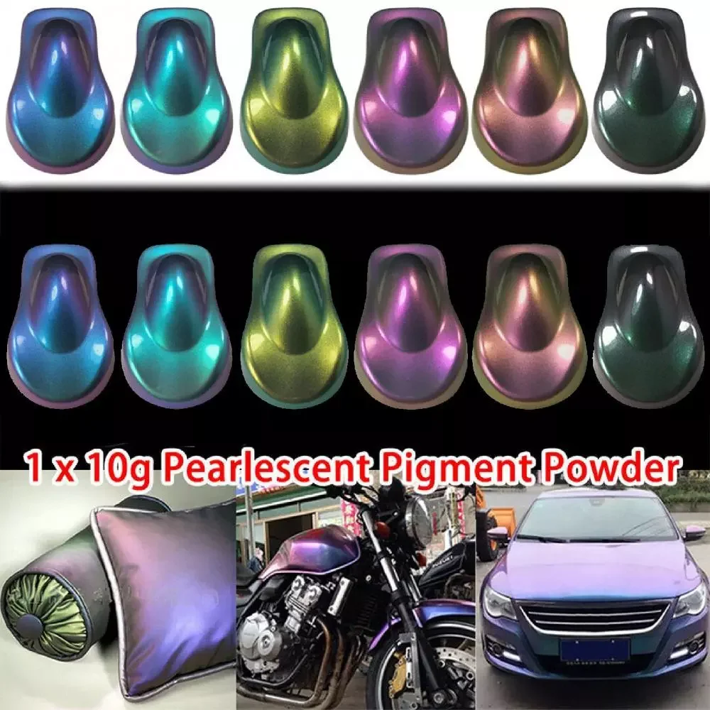 

Chameleon Pigments Acrylic Paint Powder Coating Dye for Car Automotive Painting Decoration Arts Craft Nail Painting Supplies
