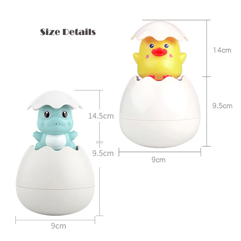 Baby Bath Toys Cute Duck Penguin Egg Water Spray Sprinkler Bathroom Sprinkling Shower Swimming Water  toddler Toys For Kids Gift