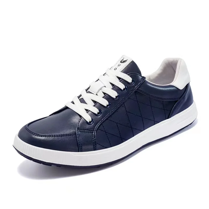 Waterproof  Genuine leather Golf Shoes Men Euro Size 39-47 Light Golf Trainers Anti Slip Athletic Sneakers Training Sport Shoes