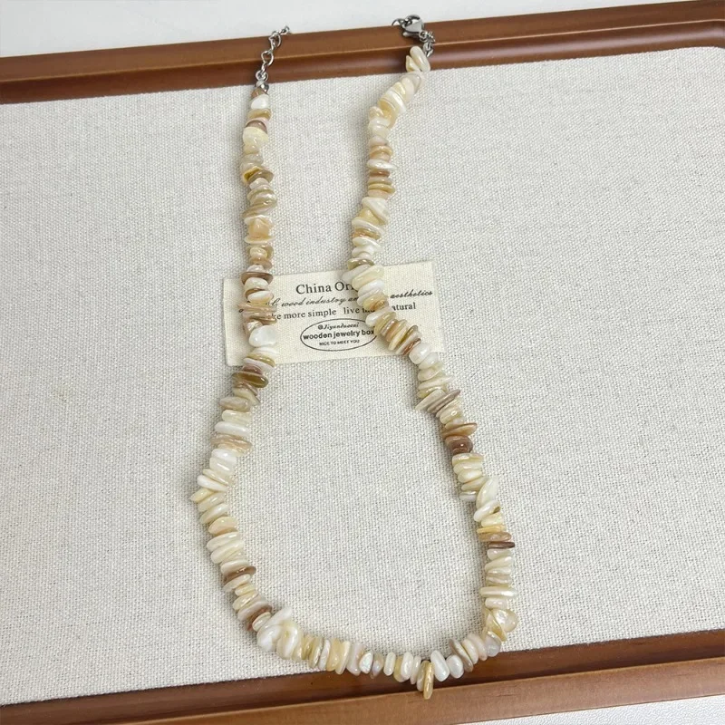 Draweye нерегулярные ожерелья из натуральных камней для женщин в этническом стиле