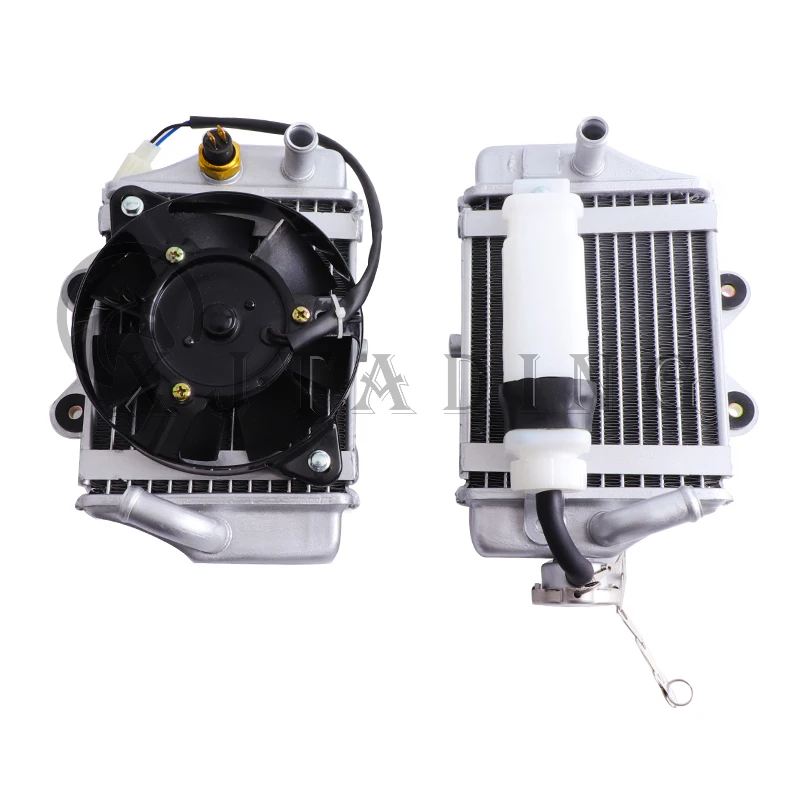 

Motorcycle Water tank cooler engine radiator Assembly for Xmotos Apollo SHINERAY Zongshen Loncin Lifan 150cc 200cc 250cc Engine