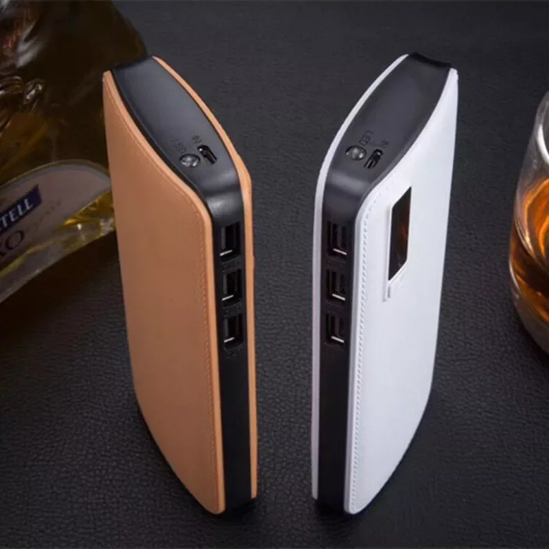 

30000mAh Portable 3USB Power Bank Digital Display External Battery Charger with Flashlight for OutdoorTraveling iphone