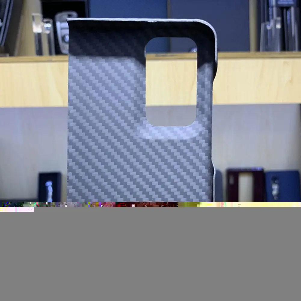 

Original Luxury Real Carbon Fibre Phone For Find N Ultra Thin Shockproof Folding Back Cover Z4h9