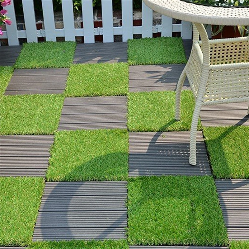 Искусственная трава 4 шт. пластиковый ковер для наружного садоводства |