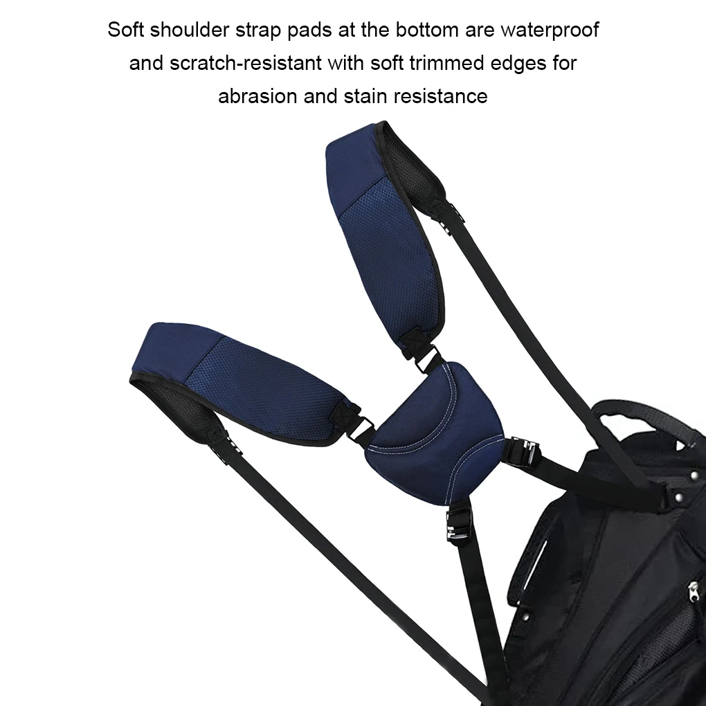 Golf Shoulder Bag Strap Adjustable Replacement Folding Straps Waterproof Padded Comfortable Carrying Accessory