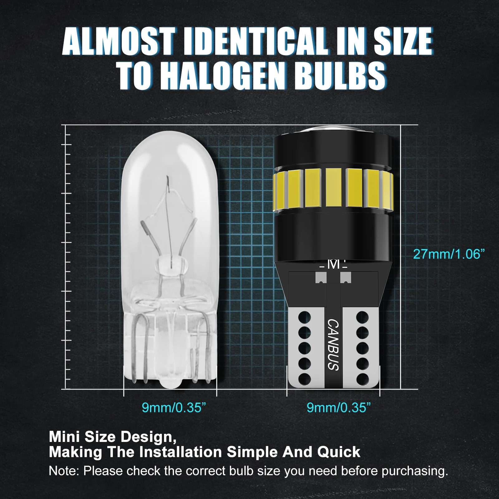 BEVINSEE T10 светодиодный CANBUS автомобильные лампы W5W 168 194 3030 SMD фонари парковки карты