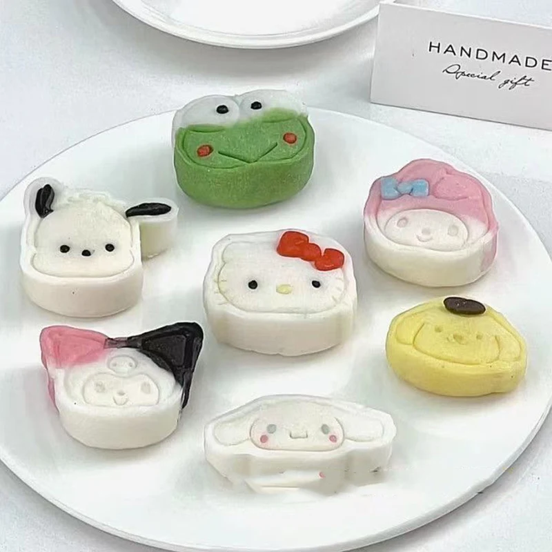 

Cute Sanrio Baking Moulds Hello Kittys Accessories Kawaii Anime Household Hand-Pressed Diy Cookie Dessert Mould Toys Girls Gift