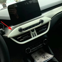 lnterior accessories car front air vent outlet cover trim car ac air condition wind out stickers for ford focus 2019 2020