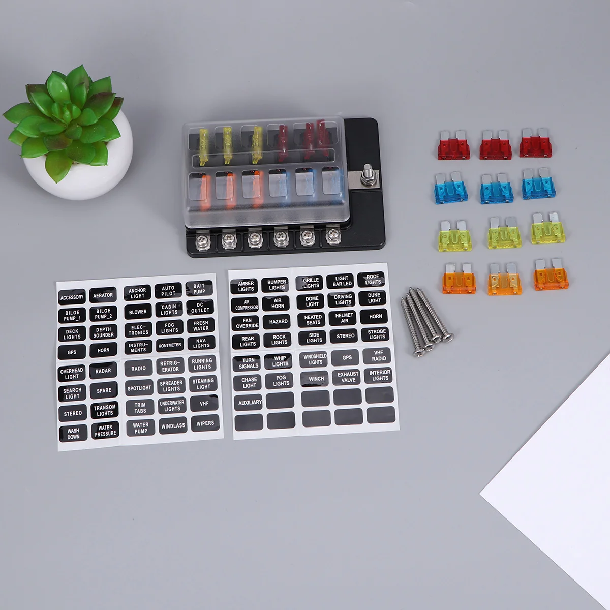 

1 шт., деталь, блок предохранителей, запасные плавкие предохранители для автомобиля