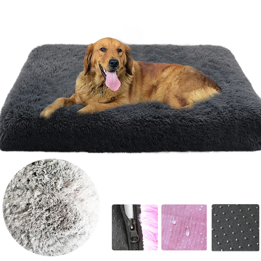 Pet Mat Bed Dog Mattress Calming Bed Cover Bottom Long Cat M