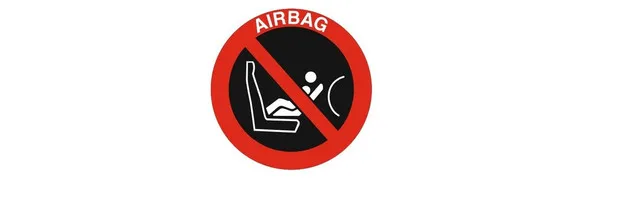 

8 PCS Airbag Warning Sticker Set Sun Visor Air Bag Caution Sticker Label Decal