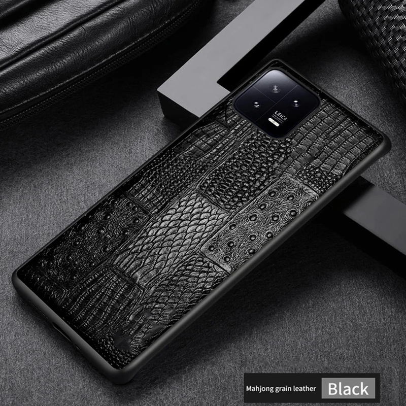 luxury Leather Phone Case For xiaomi 13 12 11 10 9 Pro 12s 12x 10t 9t 12 11 Lite 11 12 Ultra ​Crocodile stripe Back cover case