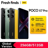 POCO X7 Pro глобальная версия смартфон Dimensity 8400-Ultra 6000mAh 90W Charge 50MP camera с OIS 120Hz NFC