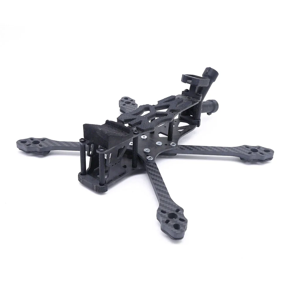 

FonsterFpv STEELE '5 230mm Wheelbase 5mm Arm Thickness Carbon Fiber X Type 5 Inch Freestyle Frame Kit Support Air Unit/VIS