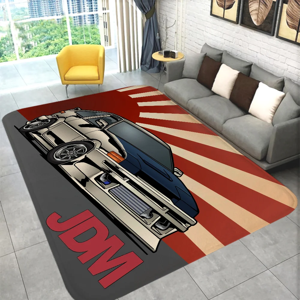 J-JDM Ковер Для Спальни Современный Стиль Замшевый Противоскользящий Напольный