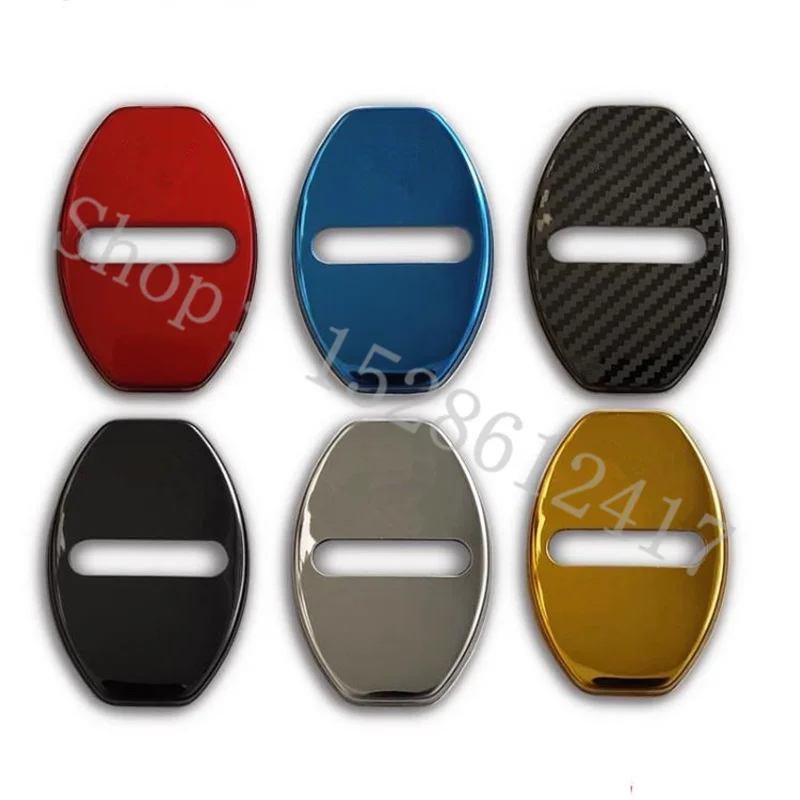

For Audi A6 E-TRON A1 A8 Q8 Q7 A5 door lock buckle cover door lock protection cover trim car accessories