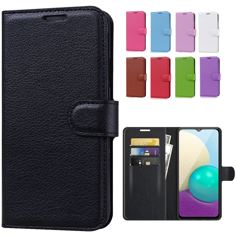 

Кожаный чехол для Samsung Galaxy A13 A03s F12 F52 A12 A22 A32 A42 A52 A52s A72 5G 4G M12 A02 A02s M31 M32, флип-чехол