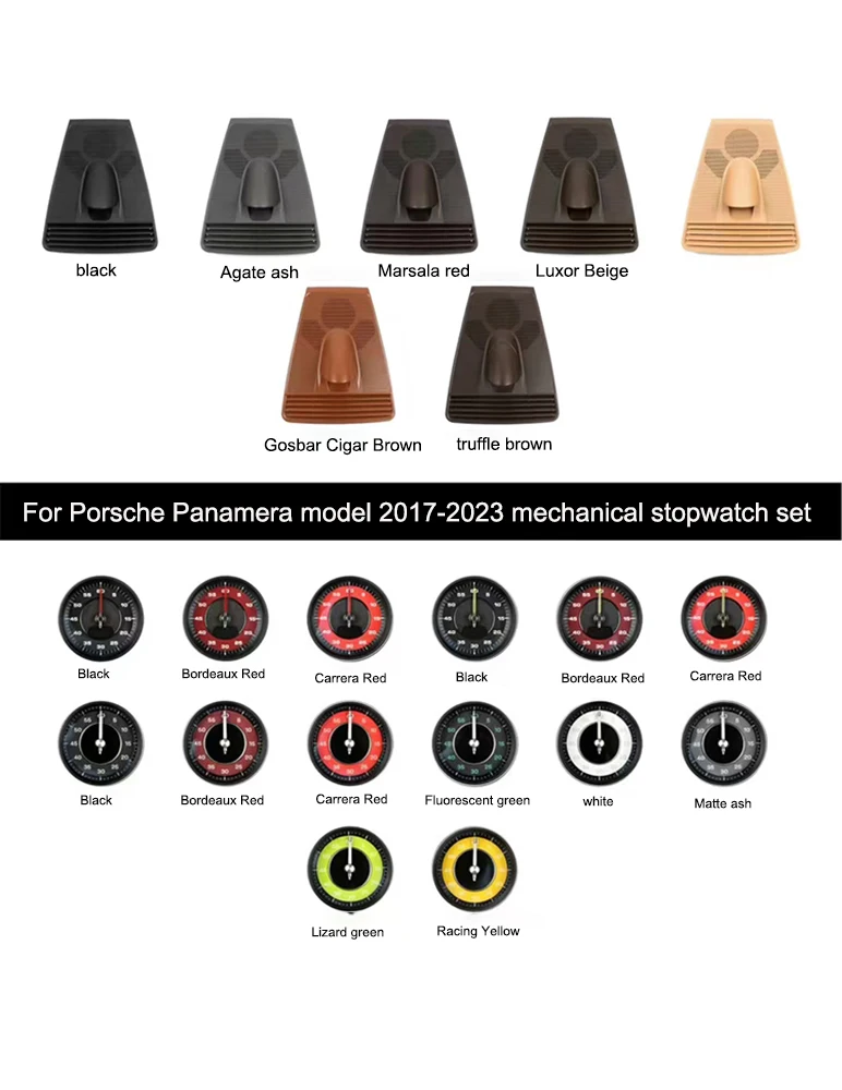 

Секундомер на центральной консоли для Porsche Panamera 970 971 Cayenne 92A 9Y0 718 CAYMAN 718, центральные часы на приборной панели