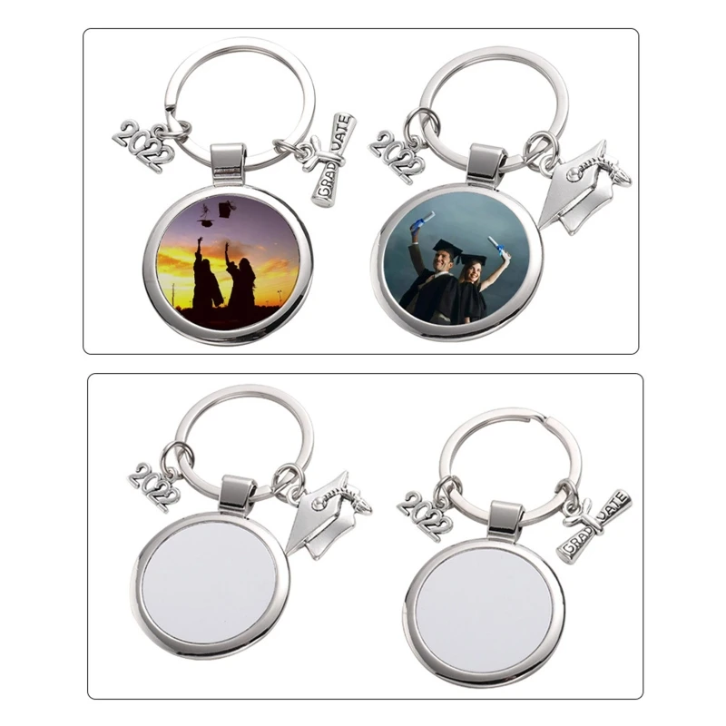 

Sublimation Blank Keychain Metal Heat Transfer Keychain Blank Board Keyring