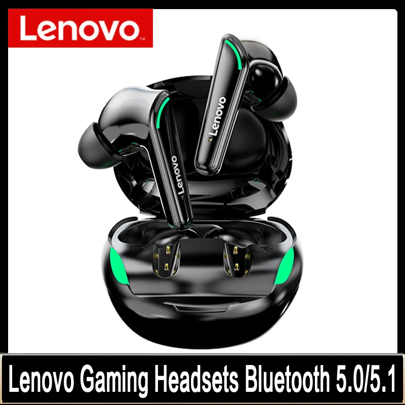 

Игровые наушники Lenovo XT92 TWS с низкой задержкой, Bluetooth-наушники, Беспроводные стереонаушники 5,1, Bluetooth-наушники с сенсорным управлением, гарнит...